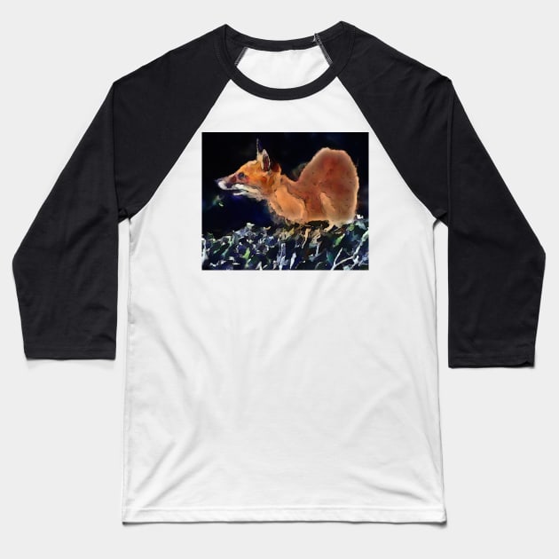 FOXY OVERTONE Baseball T-Shirt by dumbodancer